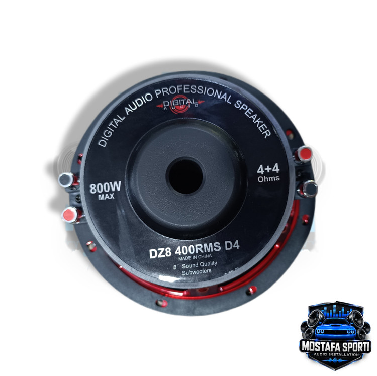 ساب ووفر دیجیتال آیدیو مدل DZ 400RMS D4 سایز 8 اینچ